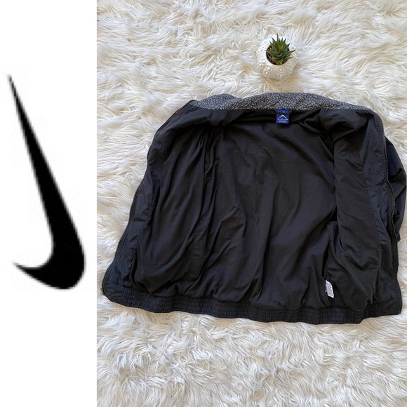 EUC NIKE AIR JORDAN retro style full zip windbreaker light jacket, size S - Picture 15 of 16
